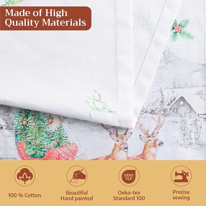 Maison d' Hermine Table Runner 100% Cotton 14.50" x 72" | Table Runners 72 - Image 3
