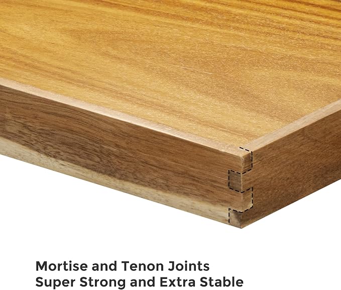 KITEISCAT 17-Inch Acacia Wood Serving Trays - Image 3