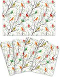 Birds on Tree Placemats Set of 4 Linen Decorative Table Mat by Unknown