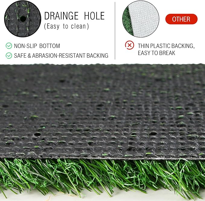 XLX TURF Green Artificial Grass Table Runner 12"x60" Golf Party Decorations | - Image 6
