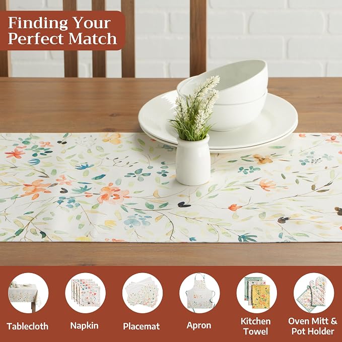 Maison d' Hermine Table runner 100% Cotton Double Layer Table Runners 72 inches - Image 4