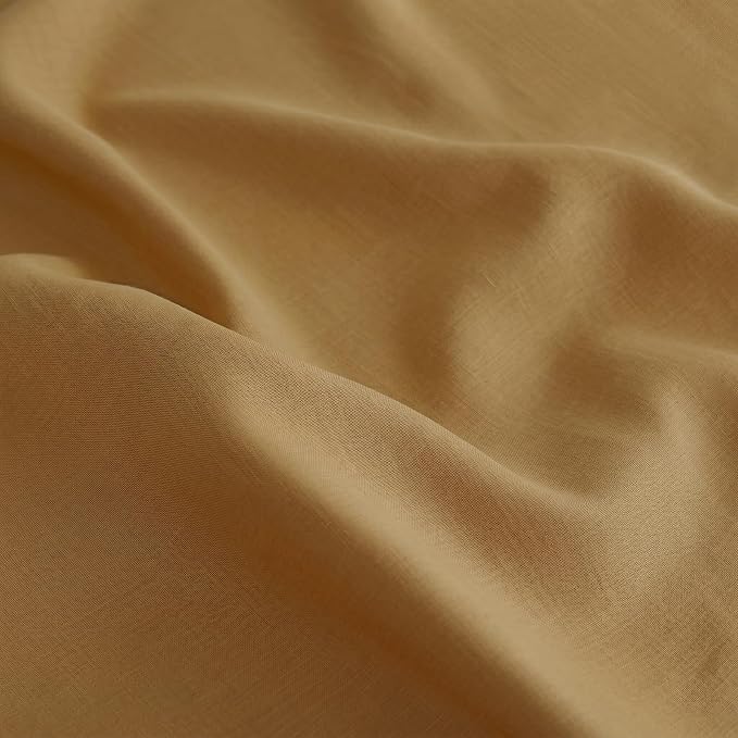 Solino Home 100% Pure Linen Table Runner Caramel Long, Fete 14 x 144 in | Table - Image 4