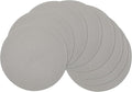 SHACOS Round Braided Placemats Set of 8 Washable Fabric Heat Resistant 15 inch by SHACOS
