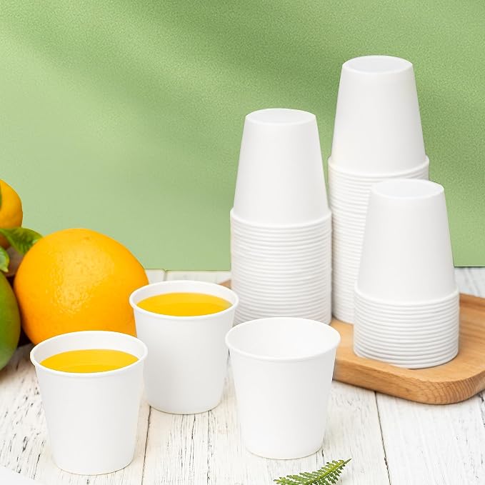 RACETOP 3 oz Bathroom Paper Cups, 3000 Pack, Disposable Mouthwash Cups | - Image 5