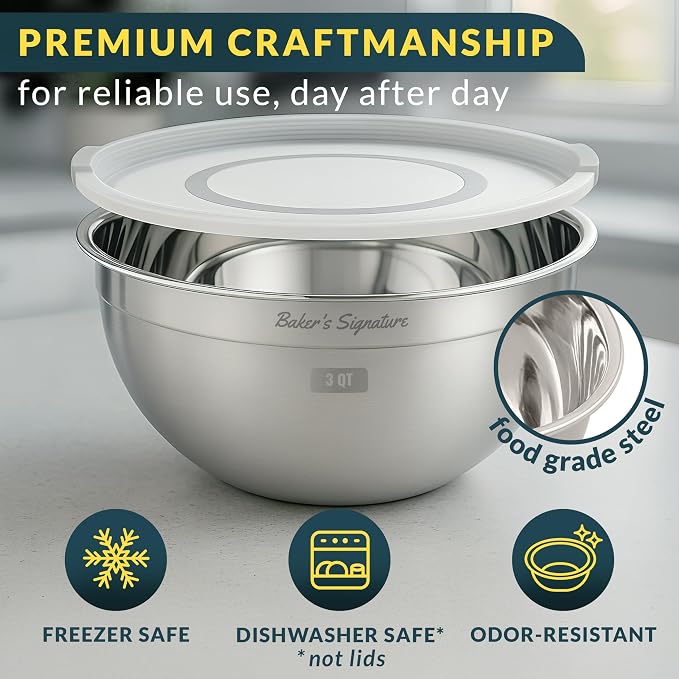 Stainless Steel Mixing Bowls - Image 3