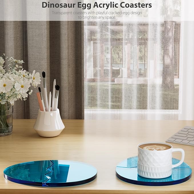 Acrylic Coaster Decorative Plates, Office Desk Accessories - Image 5