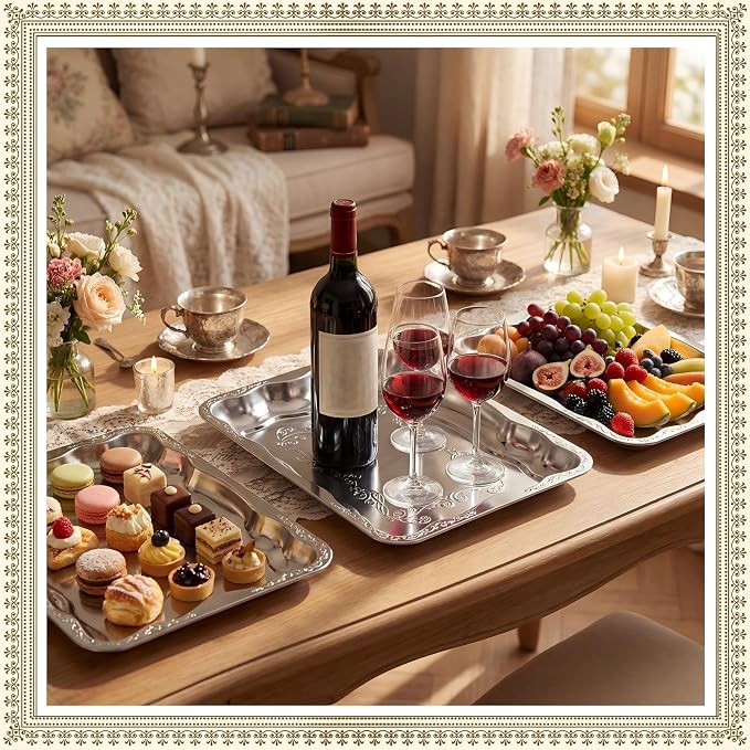 FoldTier 12 Pack Serving Trays Set - Image 5