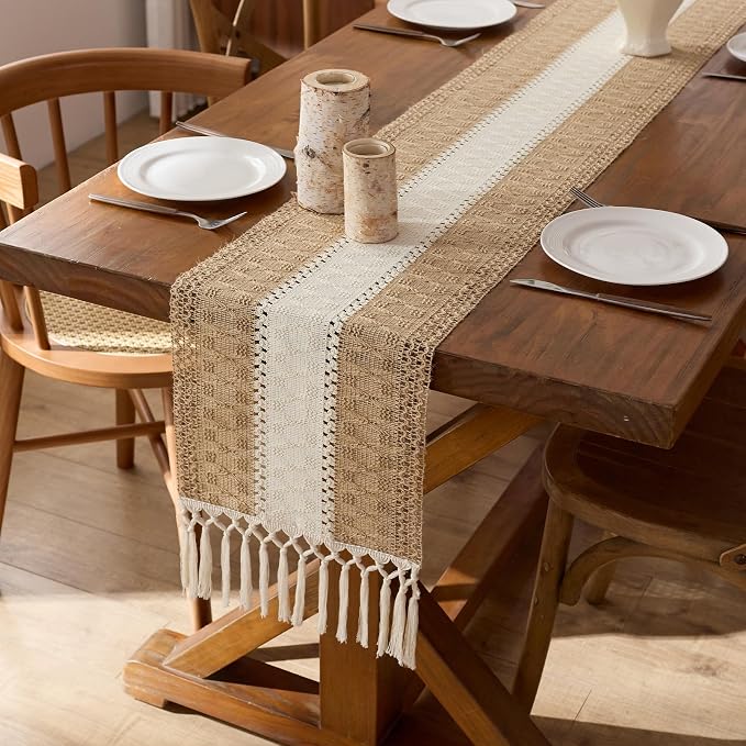 Baccessor Boho Macrame Table Runner - Image 2