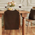 FOLINS&HOME Brown Waterproof Decorative Table Runner 108 Inches Long | 210GSM by FOLINSHOME