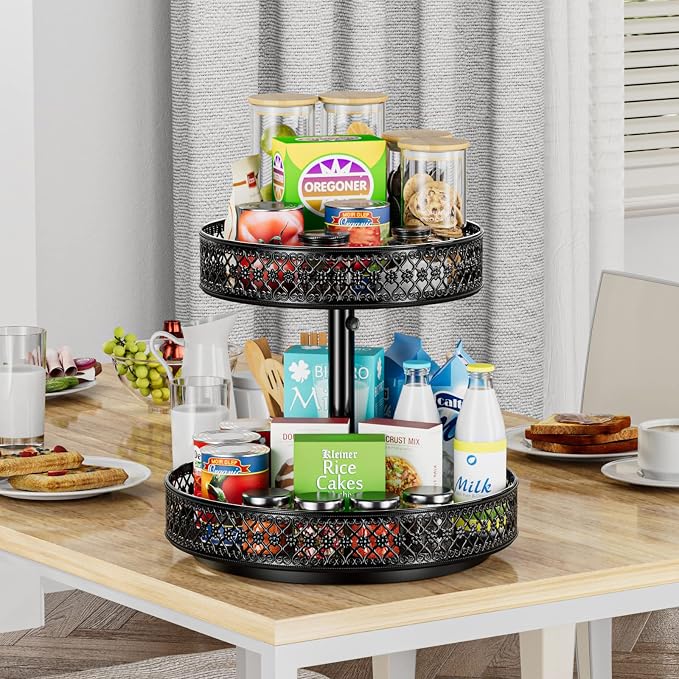 2 Tier Lazy Susan Organizer - Image 6