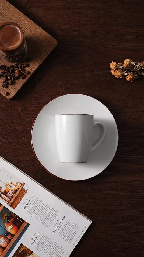 famiware Venus Coffee Mugs Set of 6, 13 oz Ceramic Stoneware Mug Cup Set | - Image 8