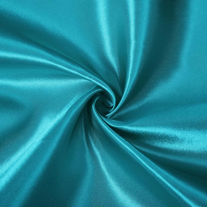Teal Blue Satin Table Runner, 12x108 Inches, 12 Pack | Premium Satin, Smooth - Image 7