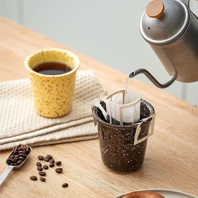 Coffee Mugs Set of 4, 10oz Ceramic Coffee Cups, - Image 5