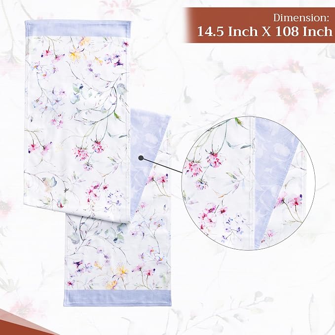 Maison d' Hermine Table Runner 100% Cotton 14.50" x 108" | Table Runners 108 - Image 4