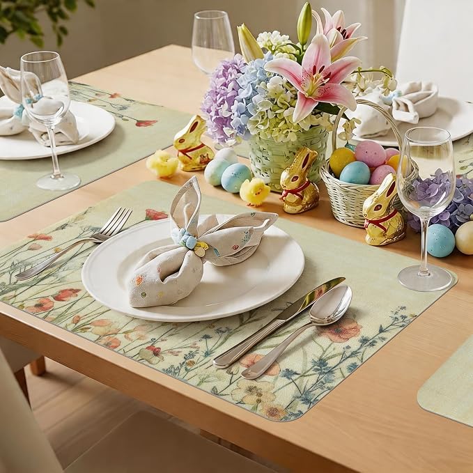 Vinyl Placemats Set of 8-12x17 Inch - Image 3