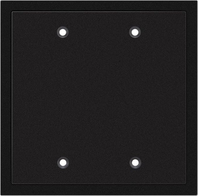 Modern Edge Decorative Wall Plate Switch Plate Outlet Cover, Durable Solid Zinc by HenneBery