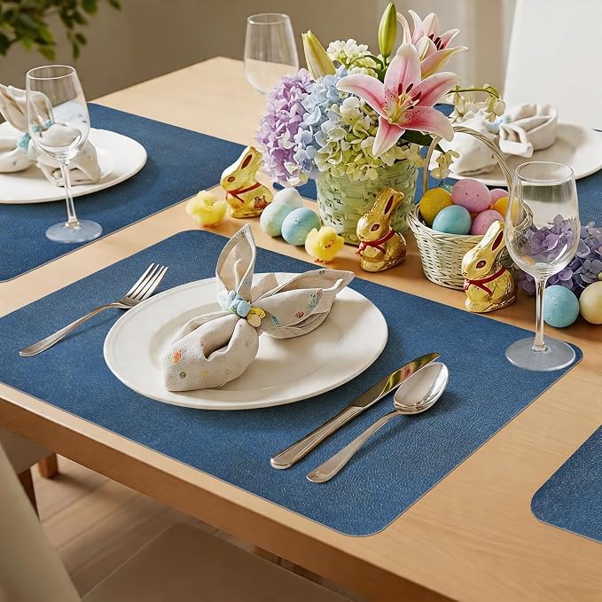 Vinyl Placemats Set of 6-12x17 Inch - Image 3