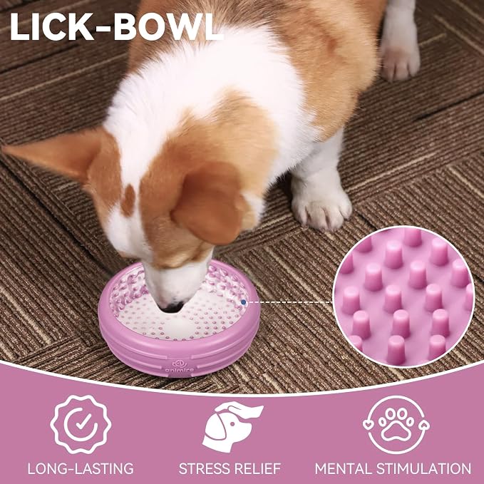 Dog Lick Bowl, Animire Freeze Lick Mat - Image 5
