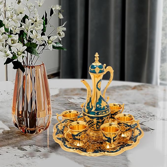 Turkish Tea Set, Vintage Coffee Pot - Image 2