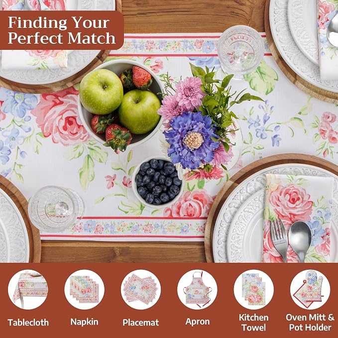 Maison d' Hermine Table Runner 100% Cotton 14.50" x 108" | Table Runners 108 - Image 4