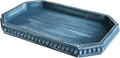 Hrastany Blue Wood Deocrative Tray, Coffee Table Tray by Hrastany