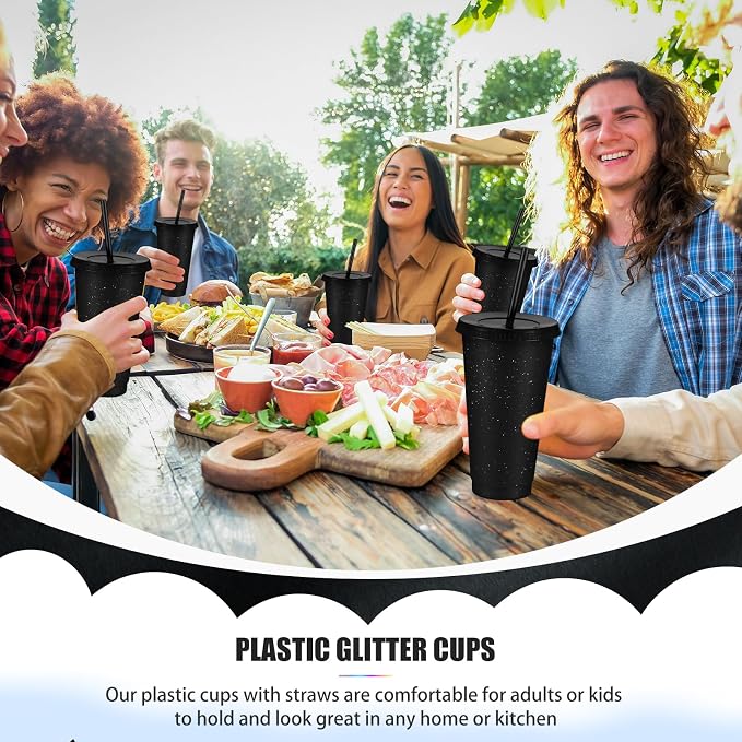 Uiifan 6 Pcs 24 oz Reusable Tumbler - Image 4