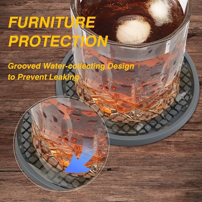 Silicone Drink Coasters - Image 6