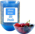 Tinybee 50 Pack Blue Plastic Bowls by Tinybee