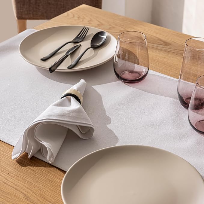 Over&Back 18x90 Woven Chambray Cotton Table Runner - Image 8