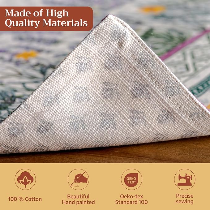 Maison d' Hermine Placemats Set of 4 Reusable 100% Cotton | Cloth Place Mats - Image 3