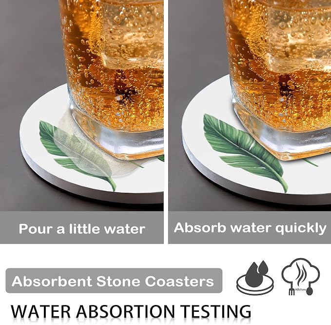 Coasters for Drinks Absorbent - Image 3