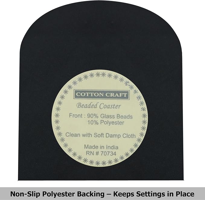 COTTON CRAFT Halloween Beaded Coasters - Image 7
