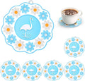 Conisy Flower Coasters for Drinks by conisy