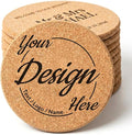 Personalized Cork Coasters – Custom Drink Coasters by Qansean