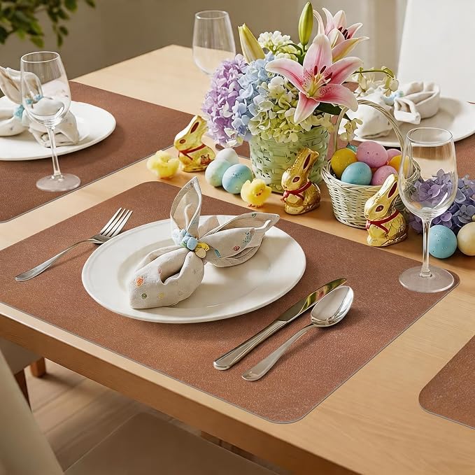 Vinyl Placemats Set of 6-12x17 Inch - Image 3