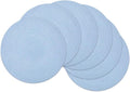 SHACOS Round Braided Placemats Set of 6 Round Table Mats by SHACOS