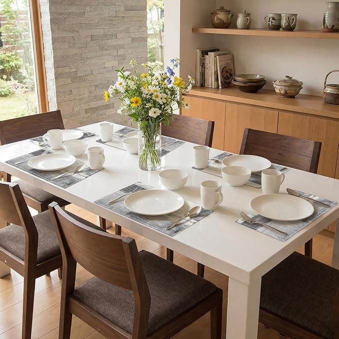 Emvency Farmhouse Placemats Set of 6, 12x18 Inch - Image 7