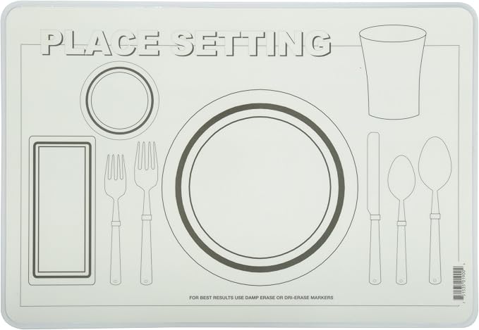 Painless Learning Place Setting Placemat 12 x 17 1/2 inches - Image 2
