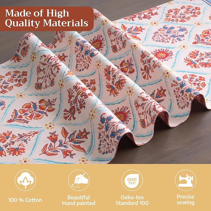 Maison d' Hermine Table Runner 100% Cotton 14.50" x 108" | Table Runners 108 - Image 3