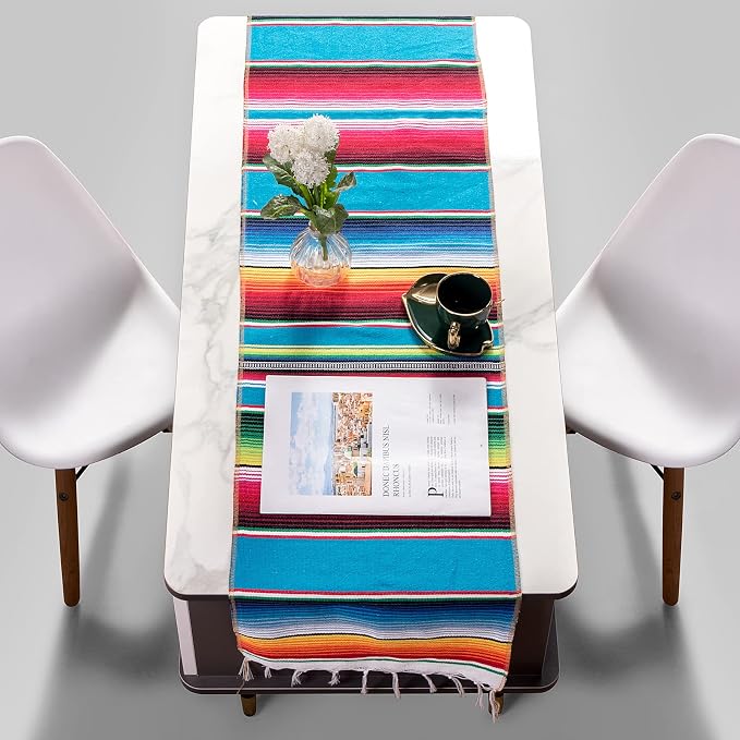 Mexican Table Runner 12Pack 14 x 84 Inches Fiesta Mexican Theme Party Decoration - Image 5