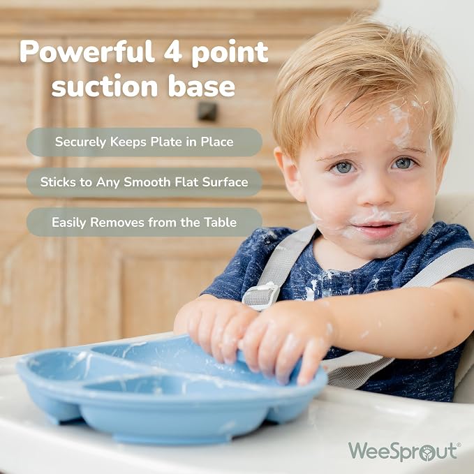 WeeSprout Suction Plates with Lids - Image 3