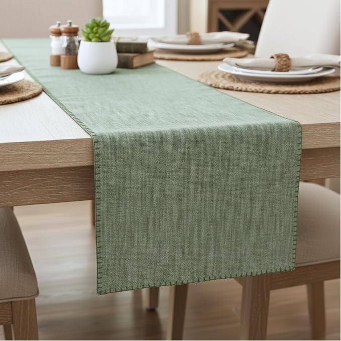 Coffee Table Runner 14x36 inch Short Table Runner - Image 7