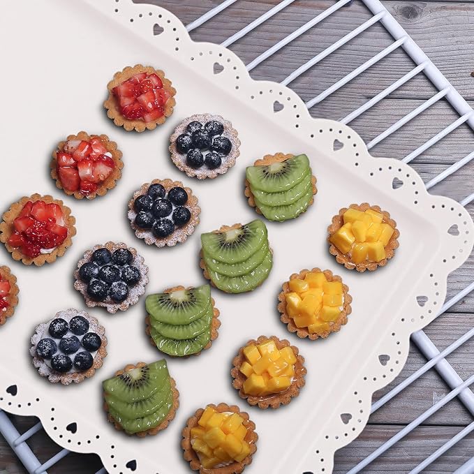 Food Tray, 12 Pack Serving Tray Serving Platter Cookies Dessert Plates - Image 5