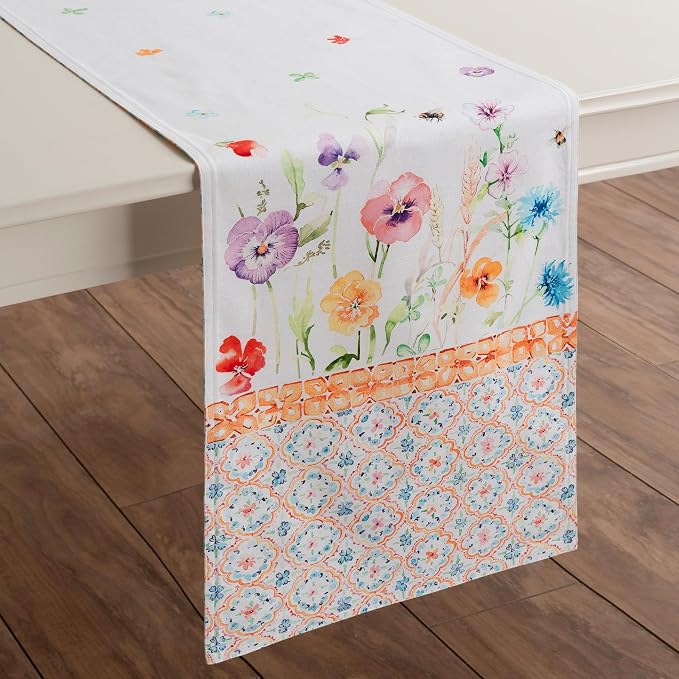 Maison d' Hermine Table Runner 100% Cotton 14.50" x 108" | Table Runners 108 - Image 9