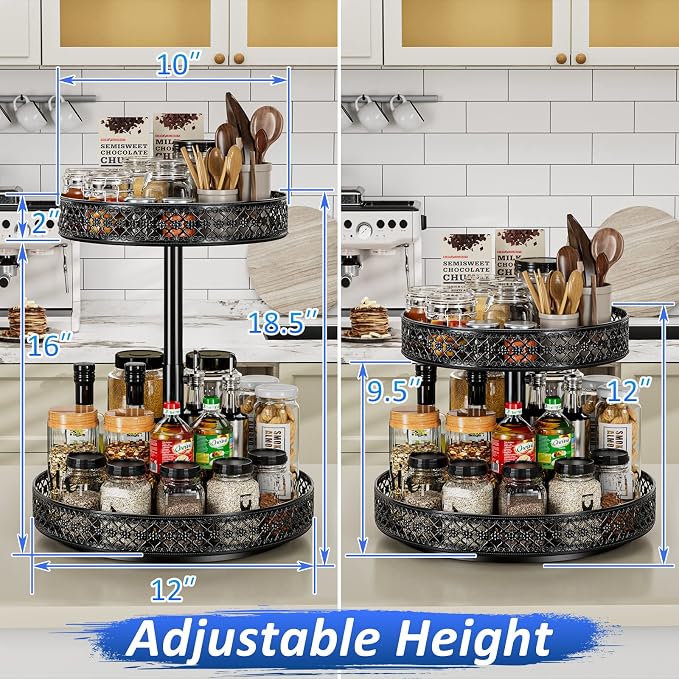 2 Tier Lazy Susan Organizer - Image 3