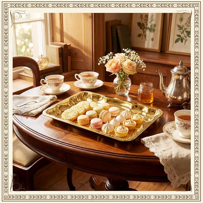 FoldTier 4 Pack Serving Trays Set - Image 6