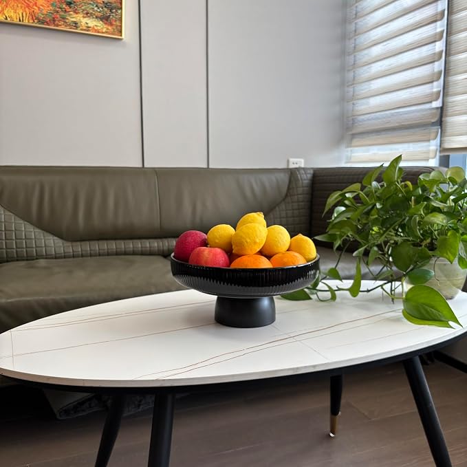11" Ceramic Fruit Bowl for Kitchen Counter - Image 2
