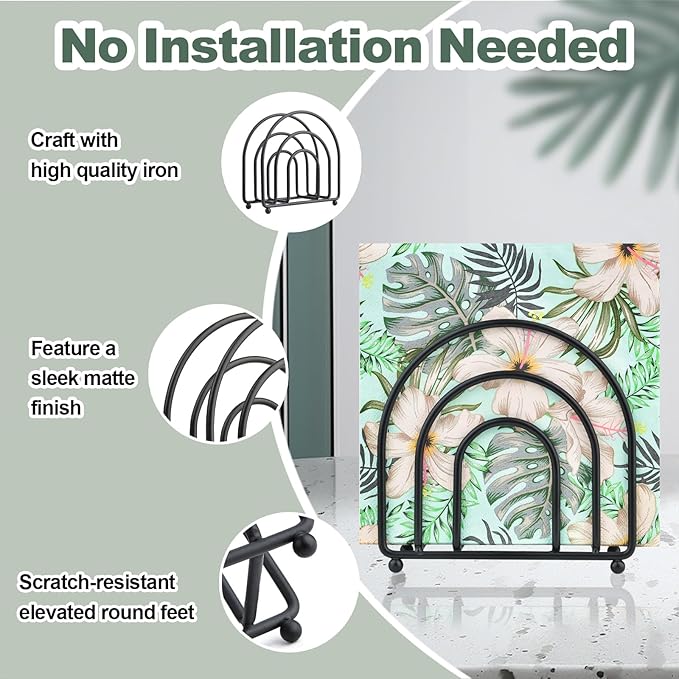 Metal Napkin Holder for Table - Image 4
