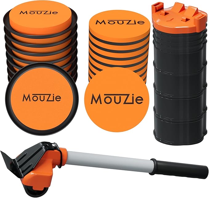 Heavy Duty Furniture Sliders Movers Slider Pads Mover Coasters by MouZie-MovingMadeEasy