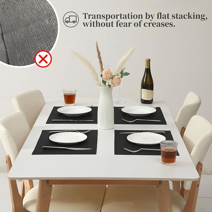 Leetaltree Black Frame Placemats Set of 12 - Image 6